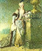 Aved, Jacques-Andre-Joseph the marquise de saint-maur oil painting picture wholesale